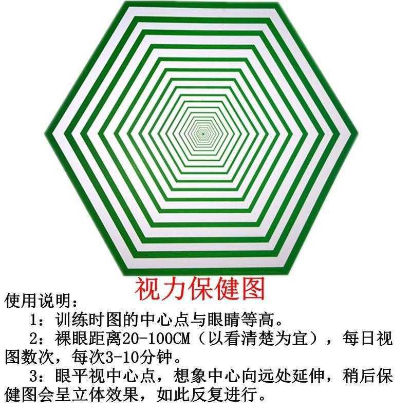 儿童视力表配件散光恢复训练图近视矫正图远眺远视家用眼肌家庭表
