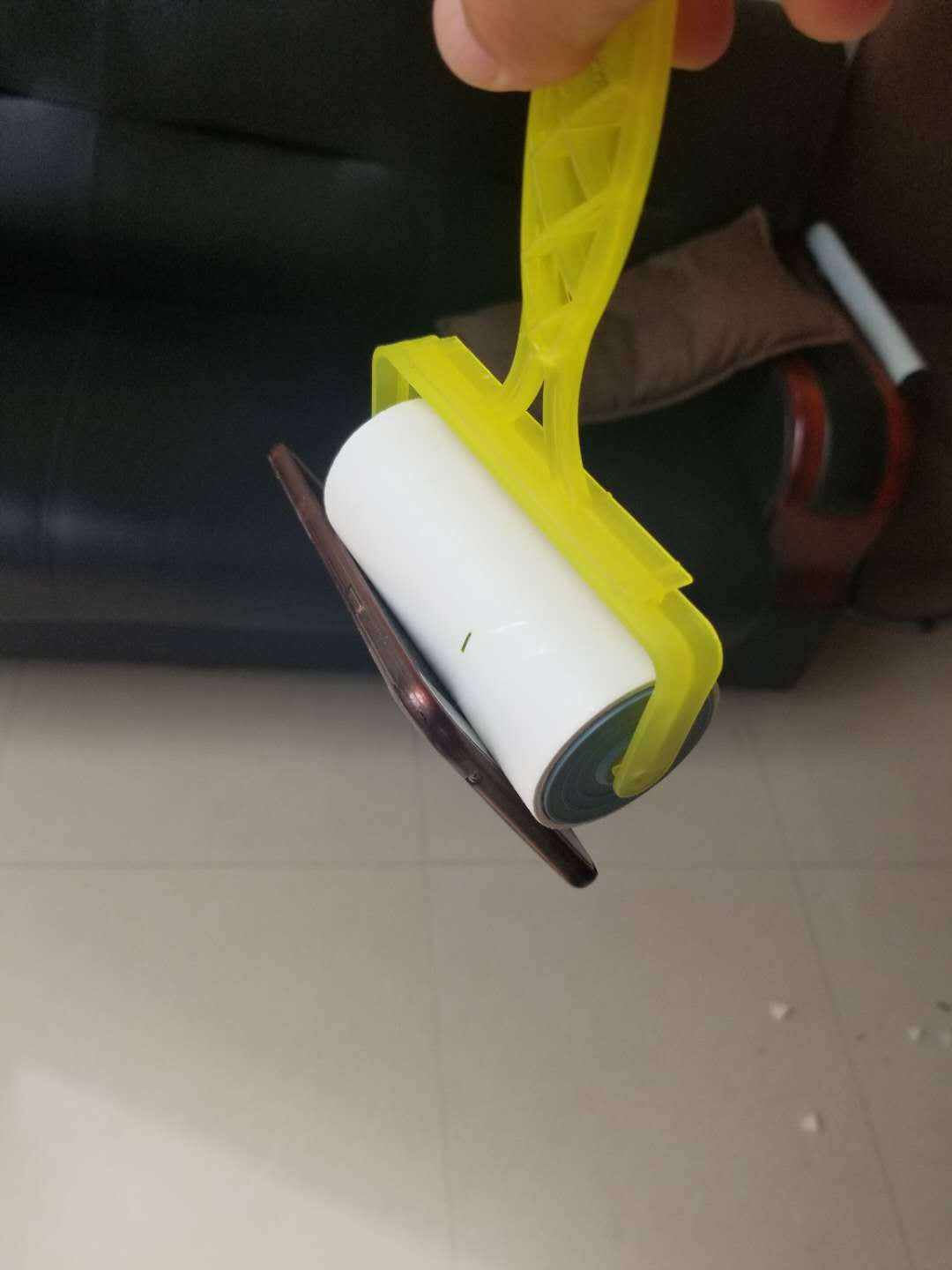 粘毛器滚筒粘尘纸可撕式衣物除尘卷纸黏尘纸滚毛器