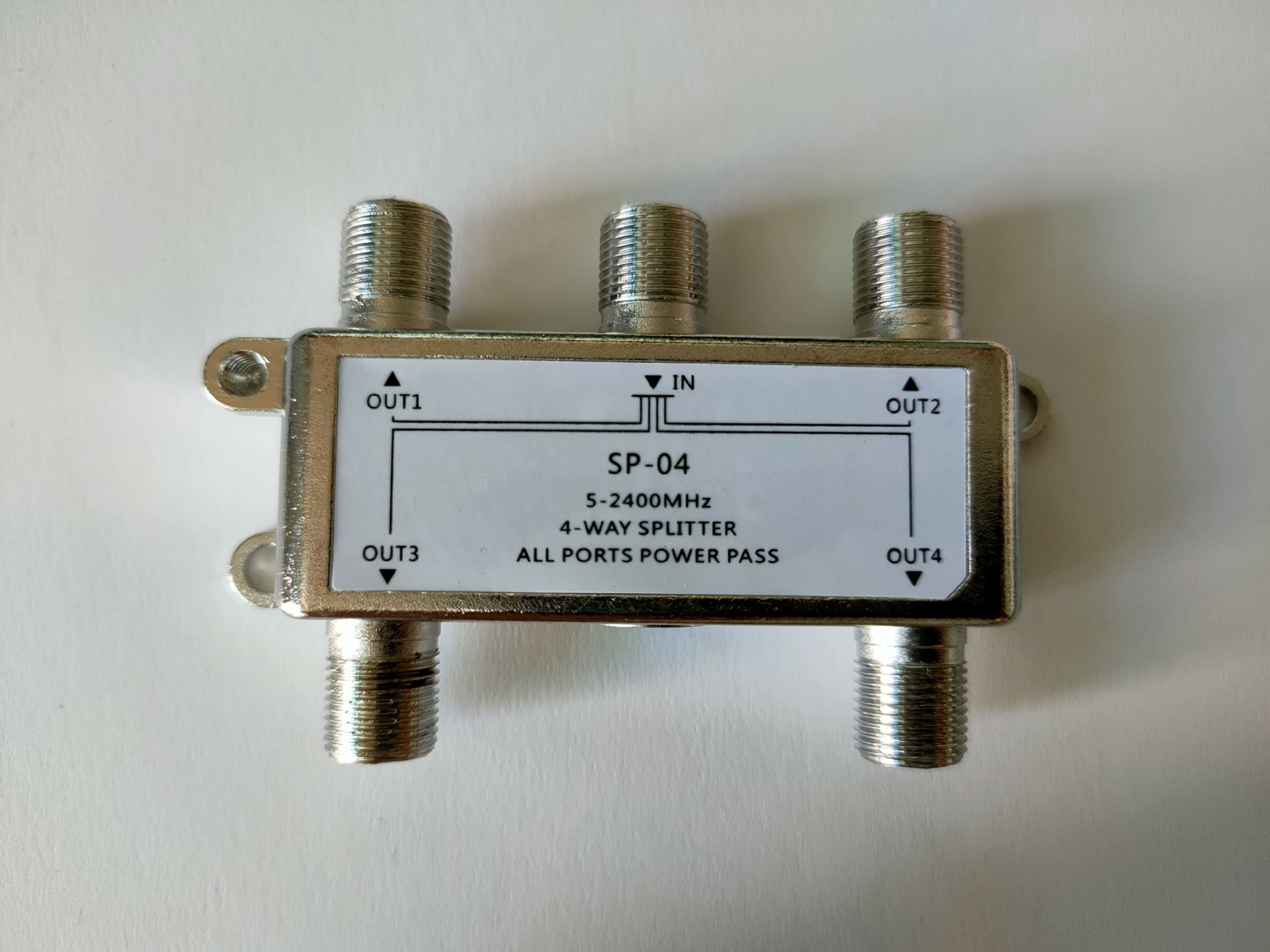jasen佳星 4功分 电视信号四功分器  四分配器js-sp04