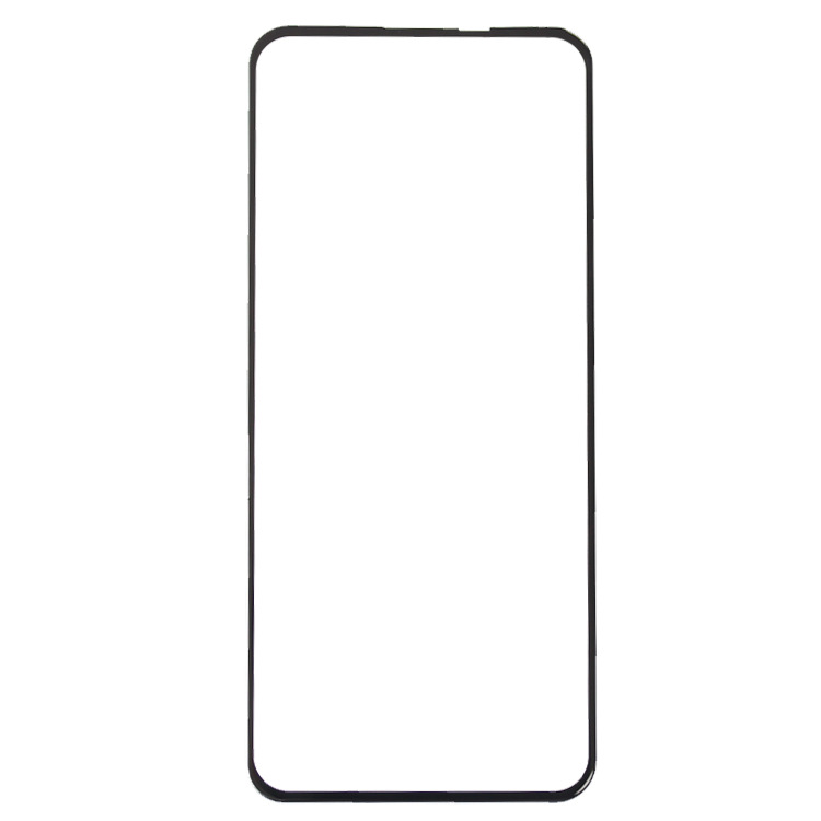 华为honor荣耀x10钢化膜丝印大弧x10手机膜防爆玻璃黑边纯白底板