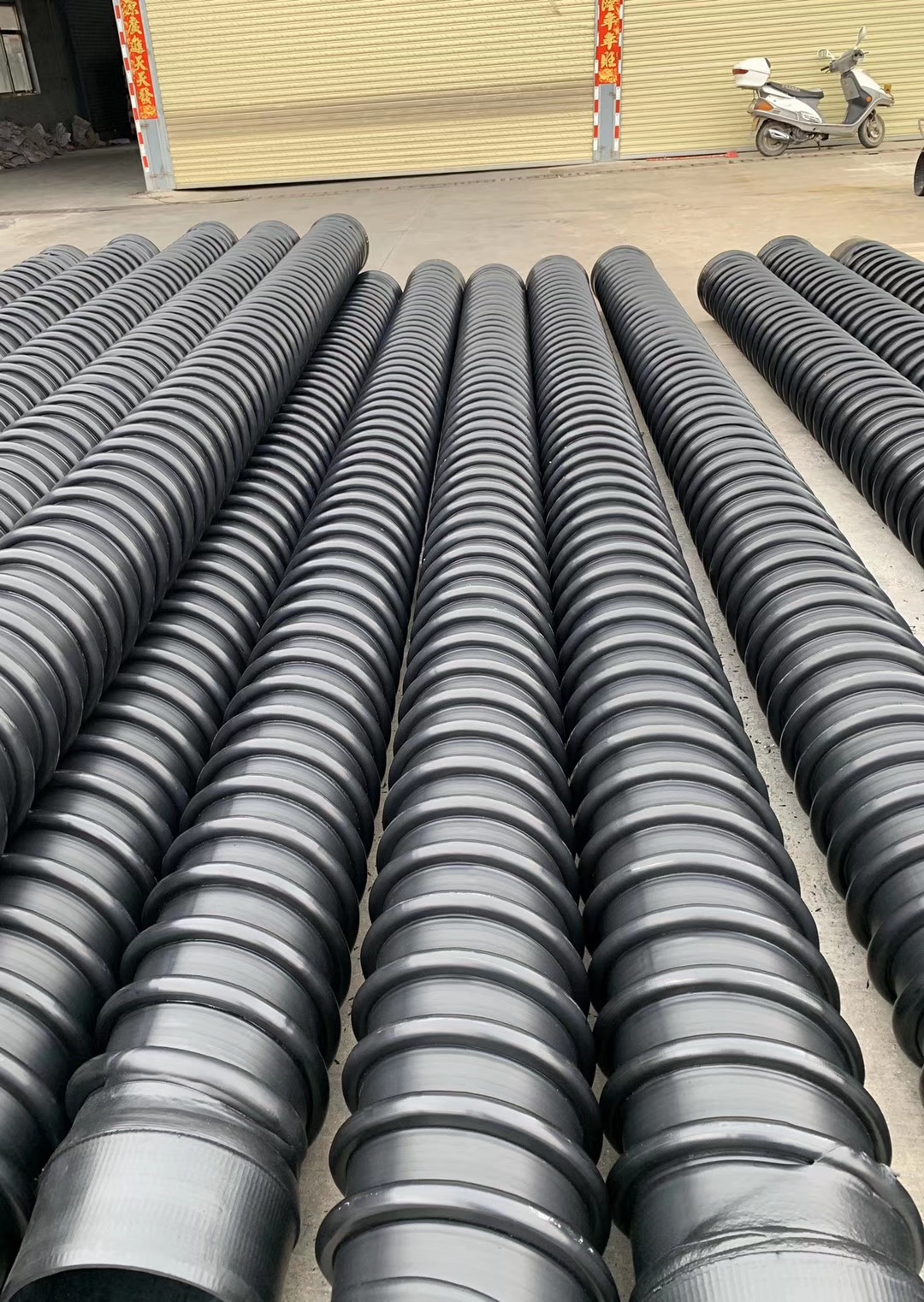 hdpe缠绕结构壁b型管克拉管市政管道热态缠绕增强b型管