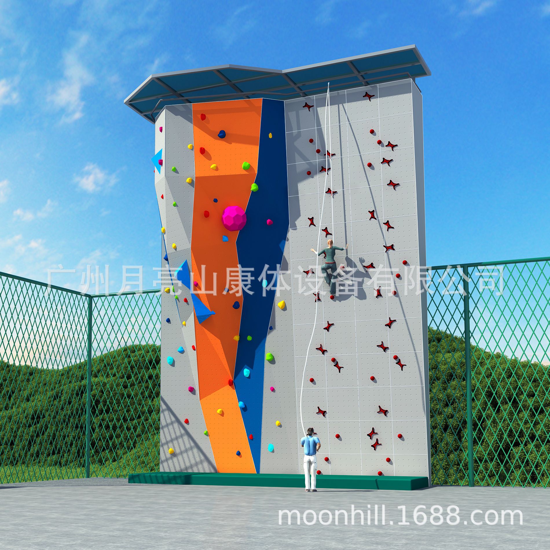 儿童家用室内游乐场攀岩墙设备户外大型娱乐设备幼儿园攀爬墙厂家