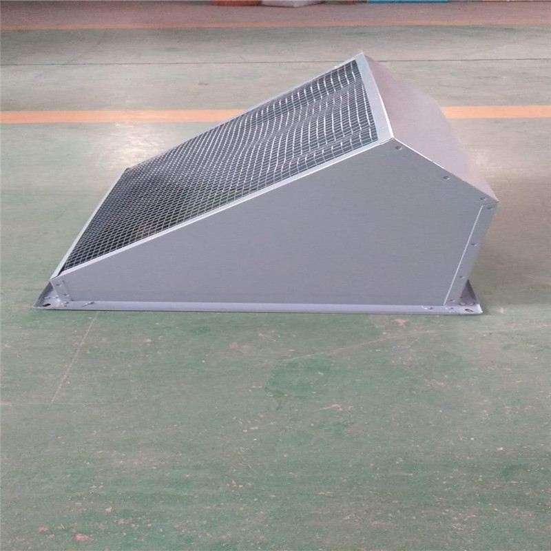 边墙风机防雨罩防雨弯头45度60度90度玻璃钢材质轴流风机防雨罩