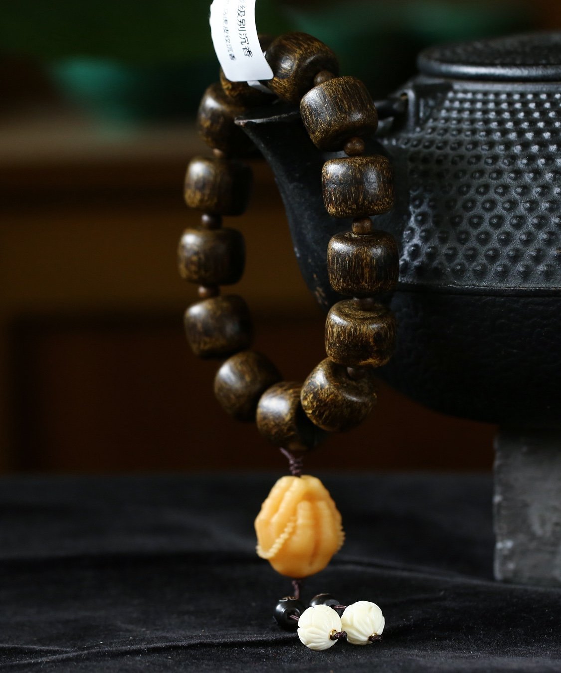 正宗西马虎皮纹沉香手串沉水高油老料玉化菩提佛手鹿骨莲花珠直销