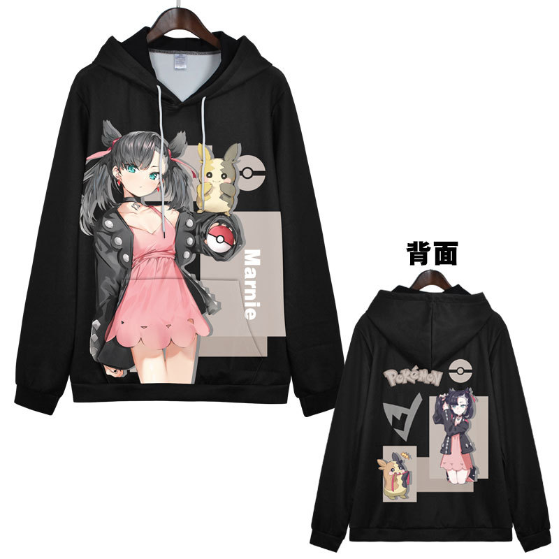 pokemon剑盾 神奇宝贝精灵宝可梦 露璃娜欧尼奥动漫衣服秋冬卫衣