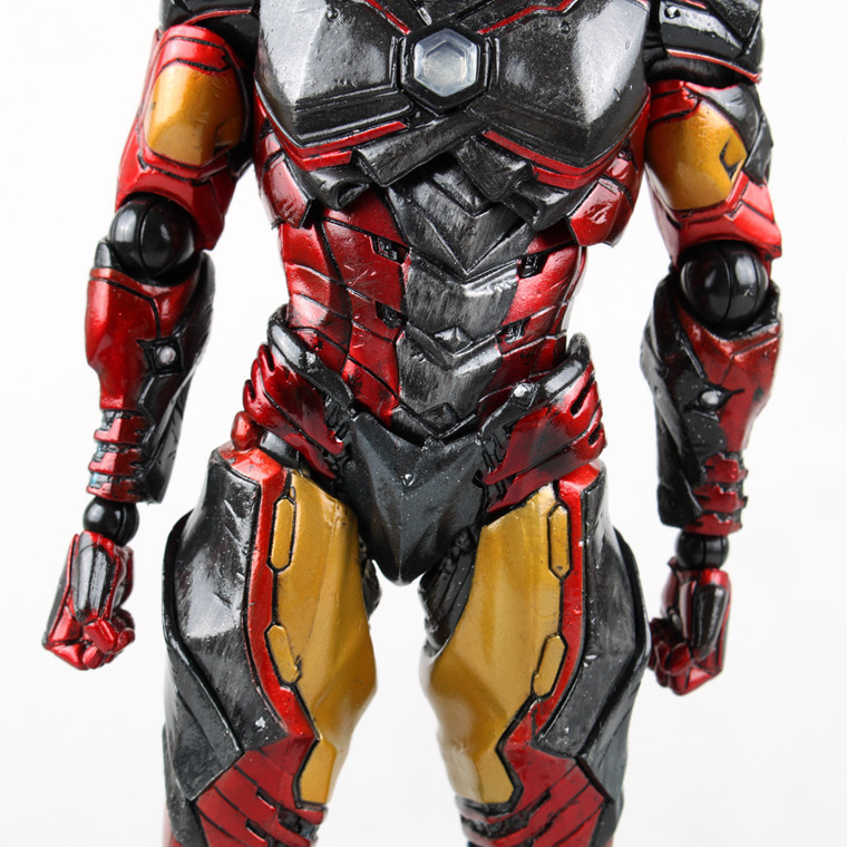 动漫 爱国版 play arts改 pa改 ironman钢铁侠可动 盒装手办