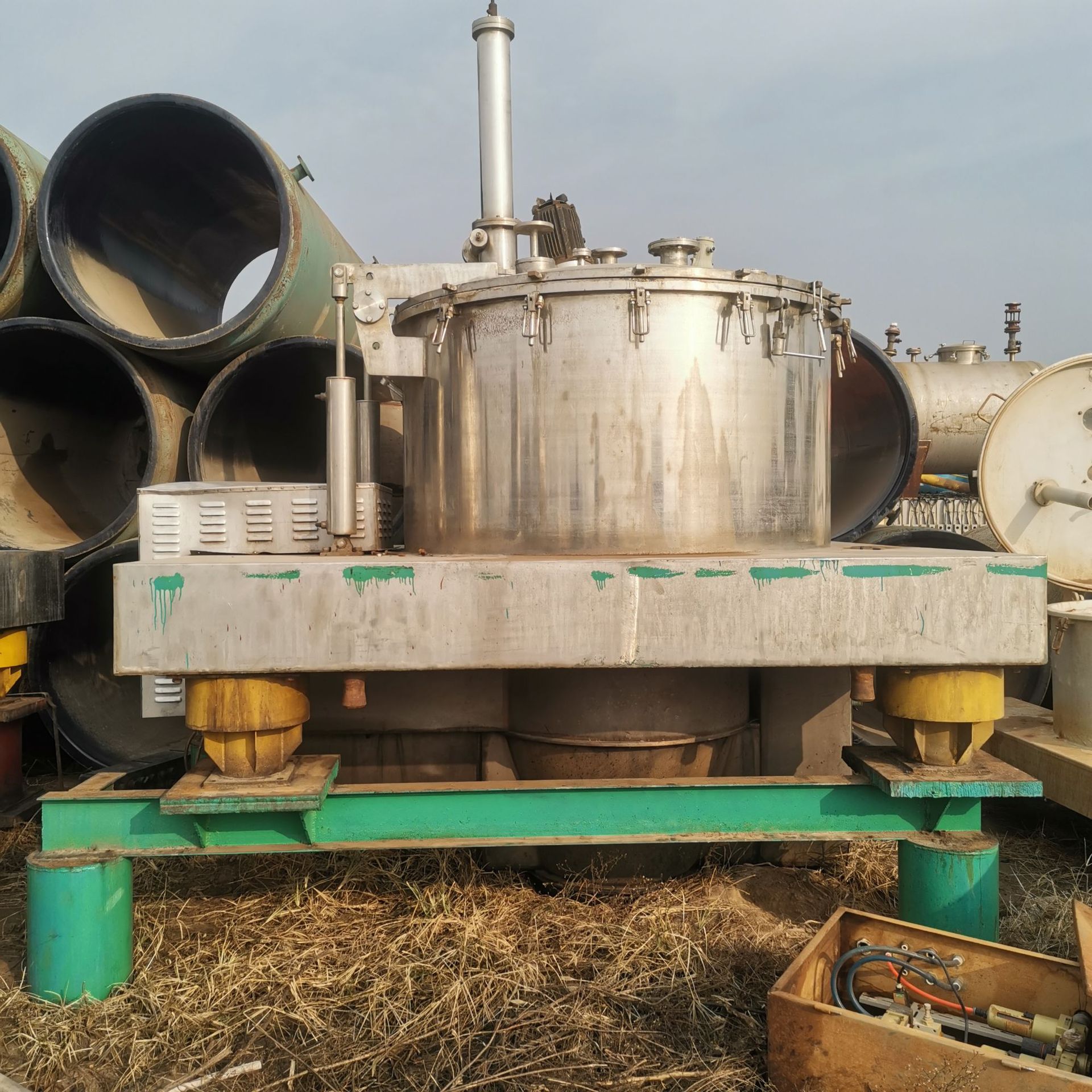 出售二手平板离心机 不锈钢平板式离心机 吊袋离心机价格