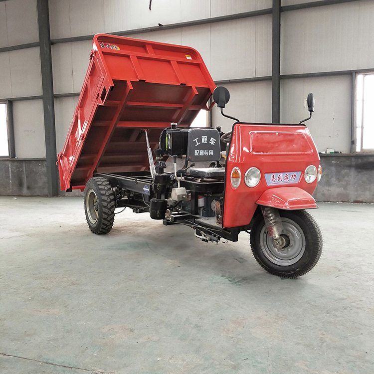 电启动农用三轮车 翻斗工程三马子三蹦子 柴油农用三轮车