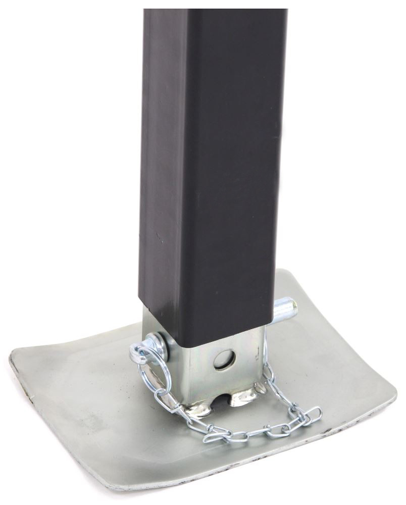 重型方管8000磅平板拖车千斤顶支架支腿脚撑 顶摇 拖车配件