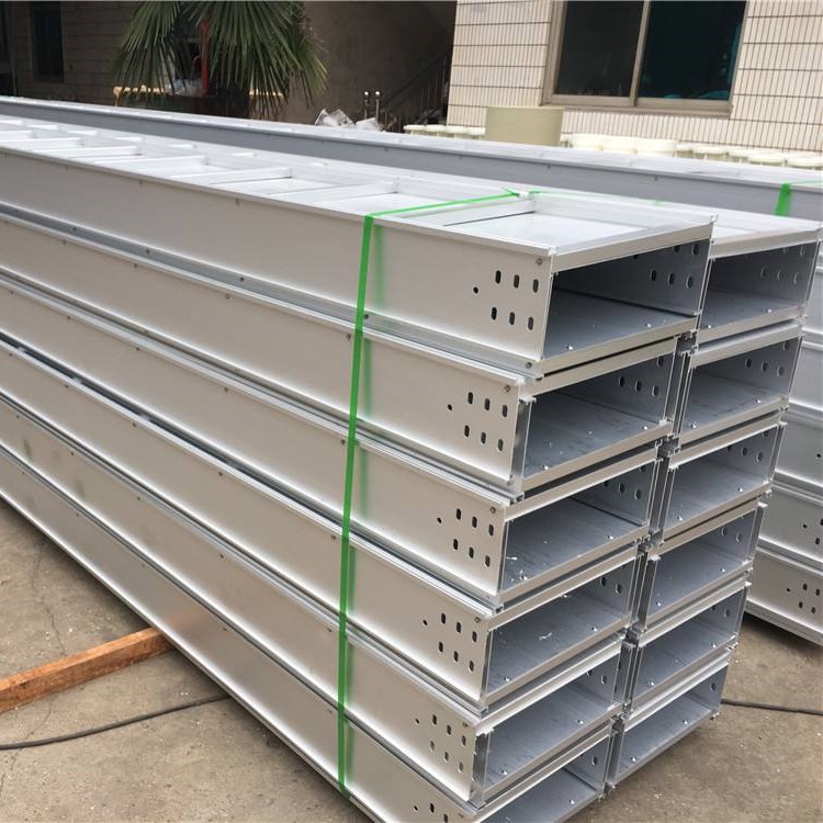 托盘式铝合金电缆桥架120*120 槽式线槽 规格齐全 质优