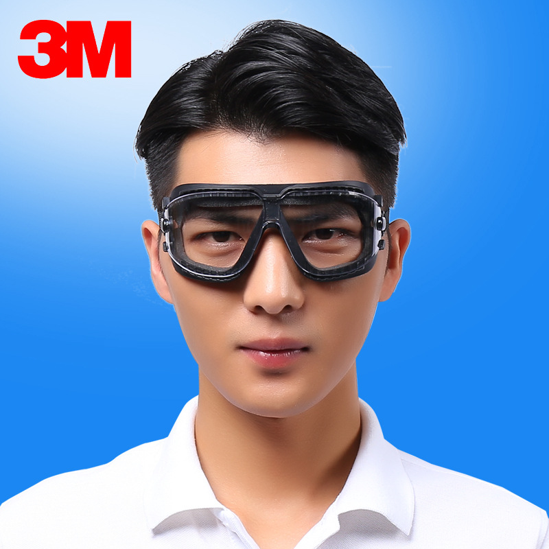 3m16618防尘护目镜工业防护眼镜风镜防风沙防雾防烟防冲击眼罩