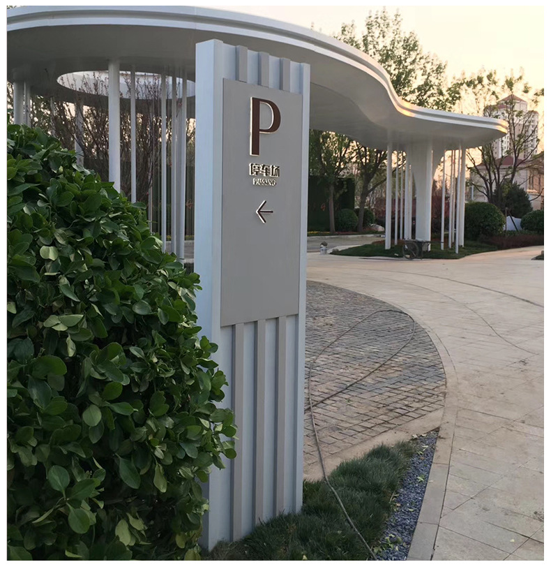 户外立式景区方位指示牌公园景点索引导视牌小区科技园导向牌定制