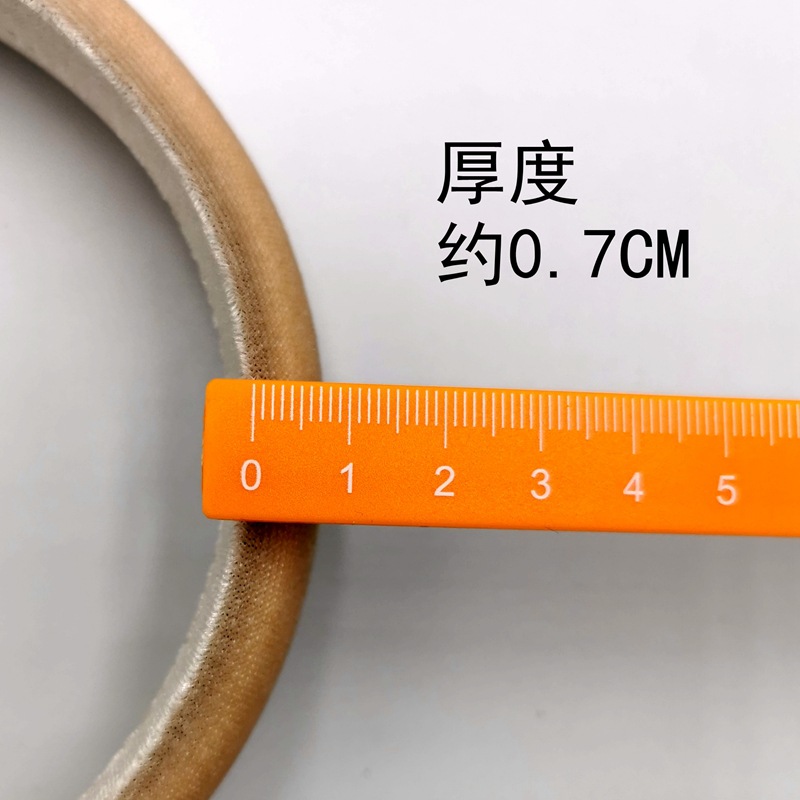 8色ins风爆款3cm宽1cm高金丝绒绒布海绵发箍头箍欧美网红头扣