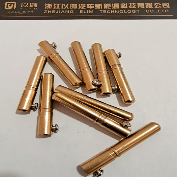 工厂定制铜端子汽车插头连接器充电插头电力接线头铜排铜配件