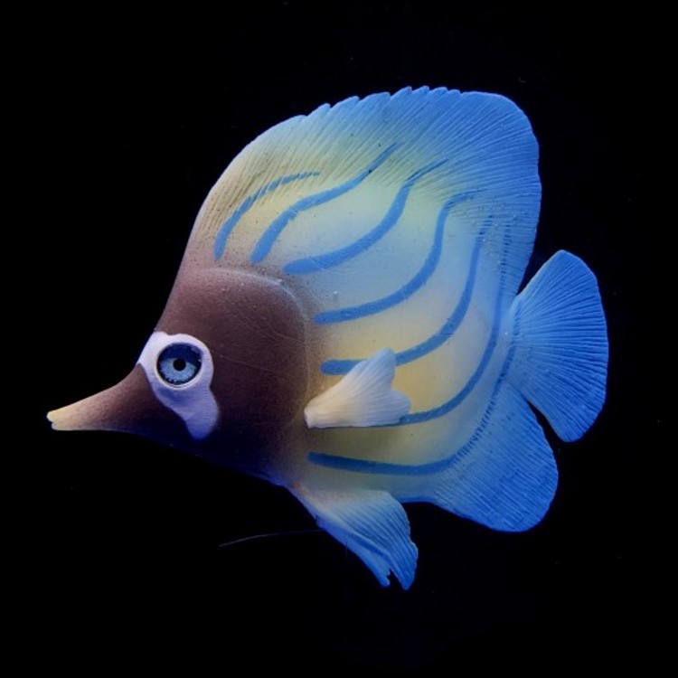 推荐仿真荧光鱼鱼缸装饰假鱼硅胶材料造景塑料鱼观赏鱼悬浮包邮