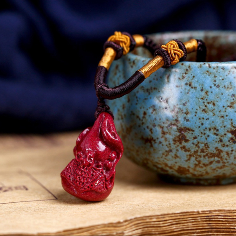 高含量紫金砂葫芦吊坠辰砂朱砂蝙蝠宝葫芦挂件辟邪纳福本命年转运