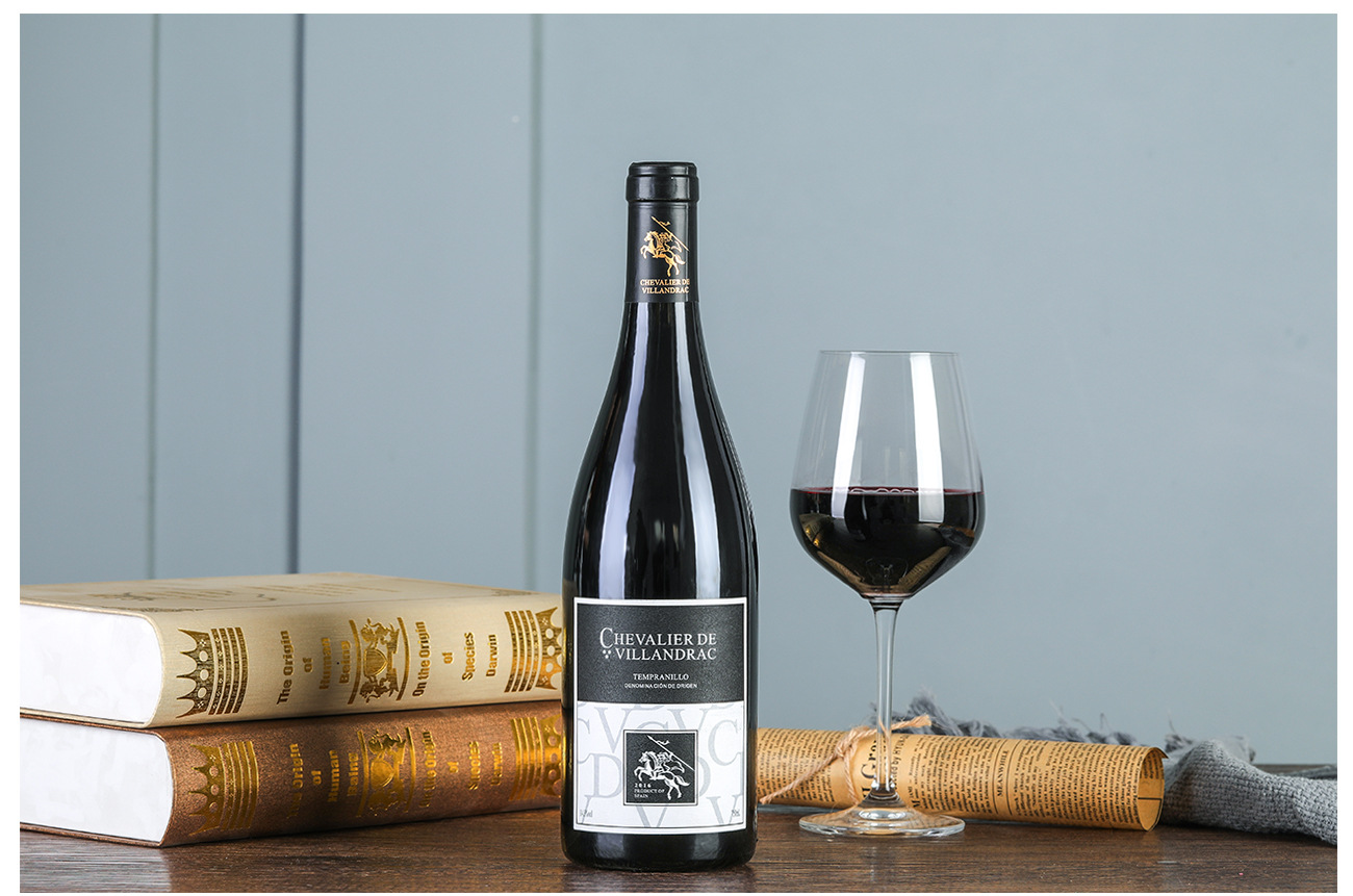 5度红酒 西班牙原瓶原装丹魄do级干红葡萄酒招商