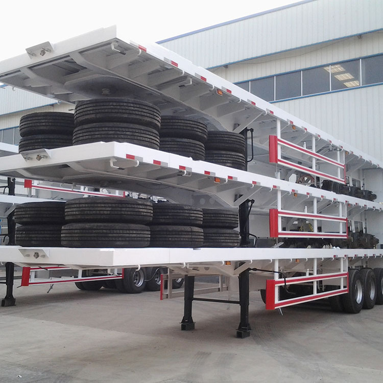 7吨集装箱平板挂车 集装箱运输车 欢迎致电