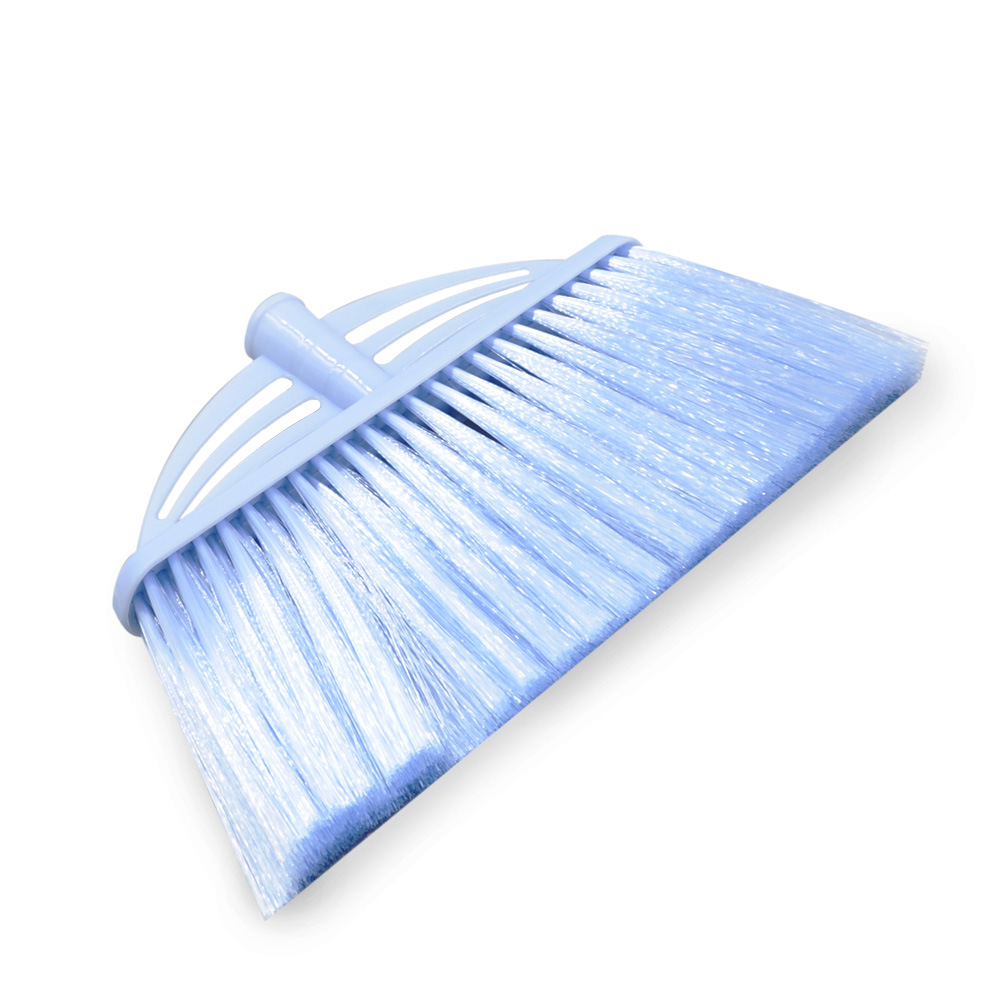 厂家直销塑料pet冰丝硬毛扫把 家用硬丝清洁扫把室内可更换扫帚头