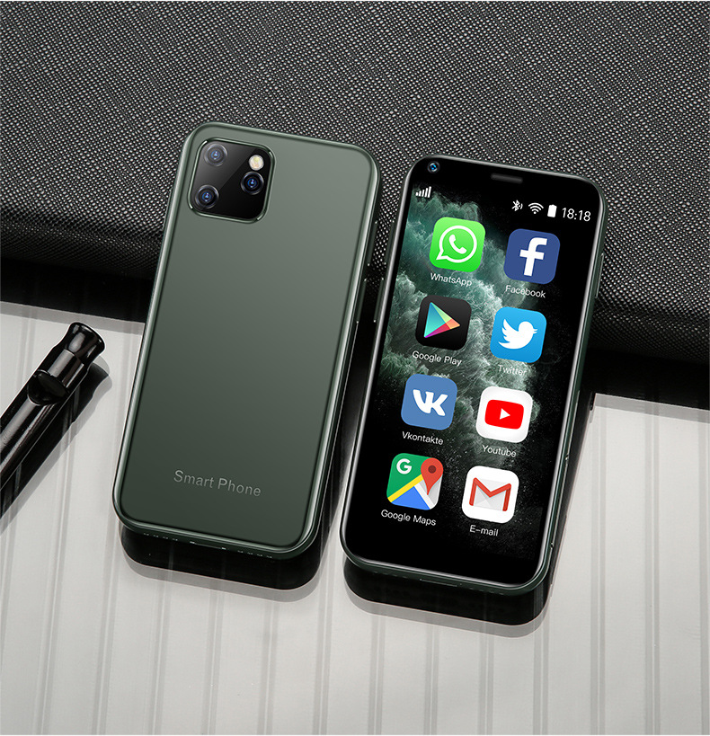 跨境爆款soyes xs11超薄迷你手机四核智能袖珍 索野手机 双卡双待