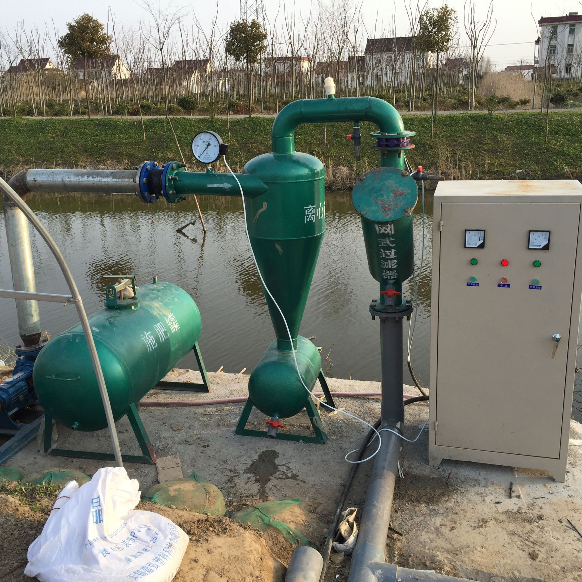 农用灌溉过滤器 砂石离心过滤器网式过滤器农业灌溉手动过滤器
