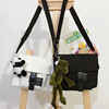 wholesale ins canvas Little bag new pattern Korean Edition All-match fashion One shoulder Inclined shoulder bag lovely Small square package customized wholesale ins canvas Little bag new pattern Korean Edition All-match fashion One shoulder Inclined shoulder bag lovely Small square package customized