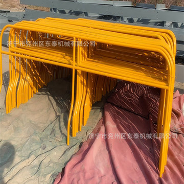ym96皮带输送机安全防护栏 圆钢管传送带防护栏杆 热电厂护撞护栏