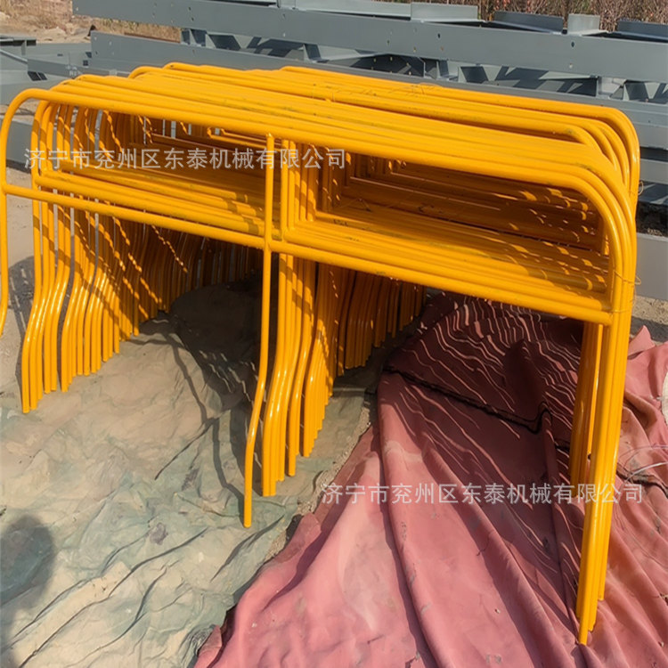 皮带输送机耐护栏 圆钢管传送机护撞护栏 定做车间工厂安全防护栏