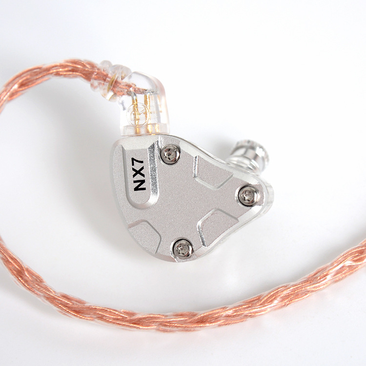 nicehck-nx7pro入耳式单边7单元4动铁碳纳米管双动圈压电陶瓷单元