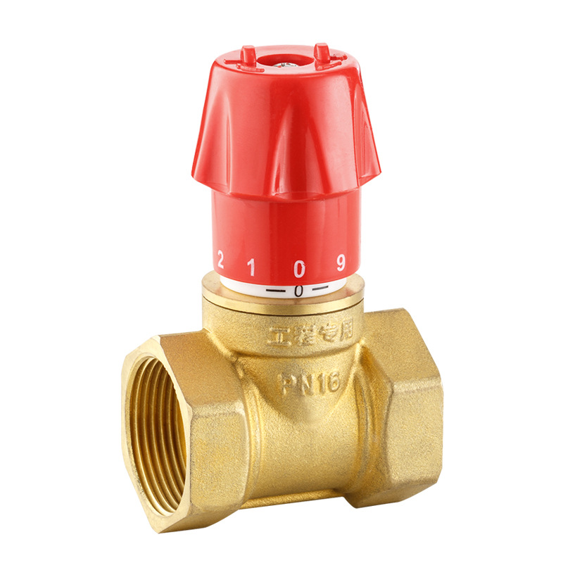 黄铜流量调节阀 手动双内丝内流量单向调节阀门米勒源头工厂