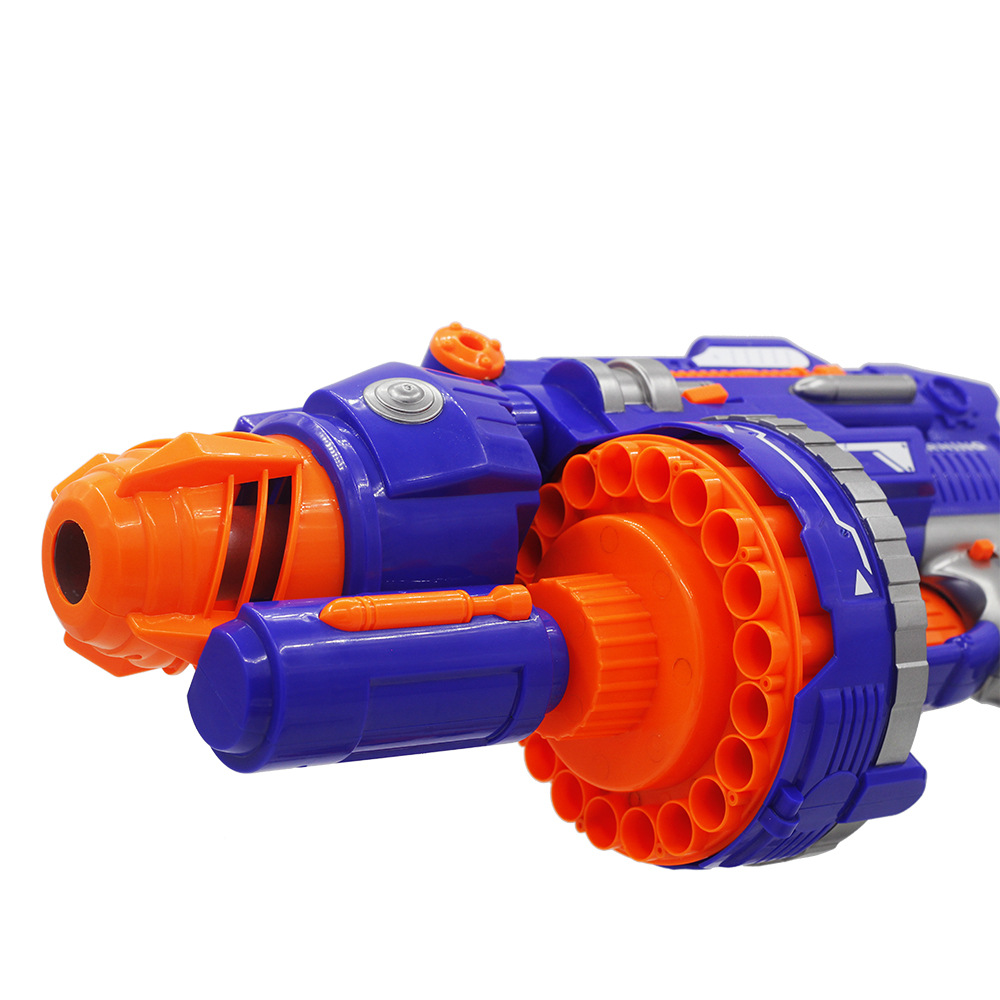 电动软弹枪 20连发电动发射器软弹枪对战军事狙击枪儿童玩具