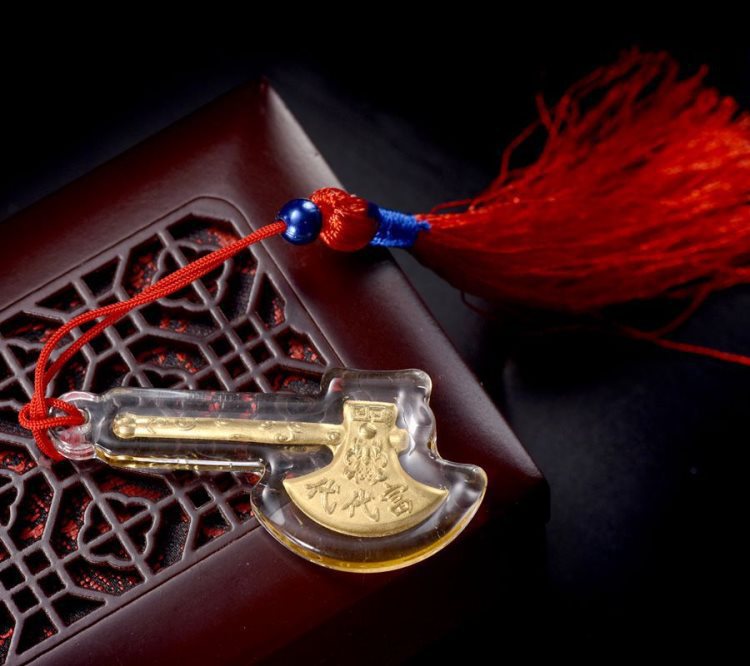 au999足金代代斧吊坠 财富金斧平安代代富斧头挂件保险会销礼品