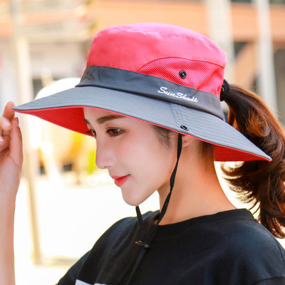 Outdoor Sun Hat Couple Bucket Hat Women's Foldable Sun Hat Summer Sun Protection Hat Cycling Travel Alpine Cap