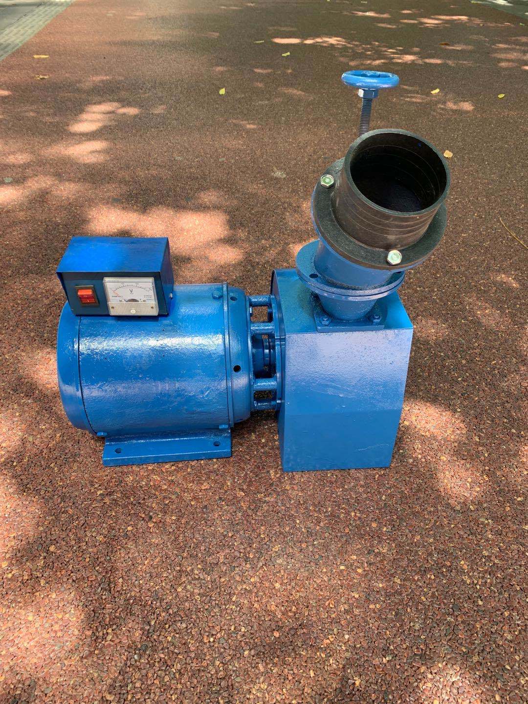 新款5000w带电压指示接线柱铜线现货冲击式水力发电机卧式5kw