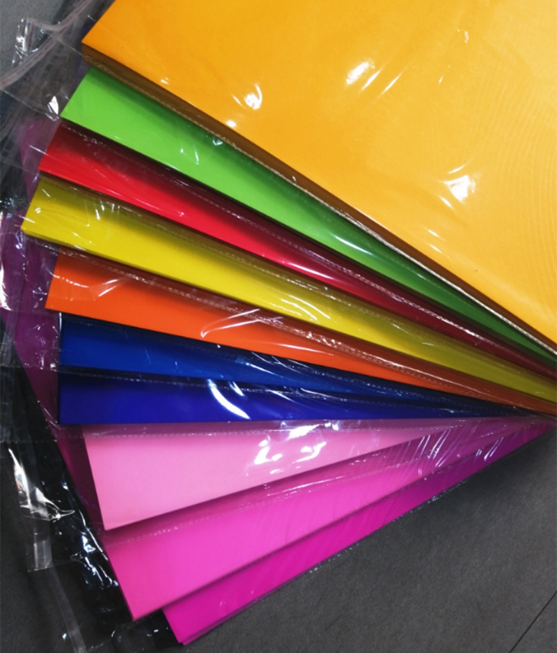 250g荧光卡纸4k彩色儿童幼儿园diy手工折纸a4材料手工制作硬彩纸