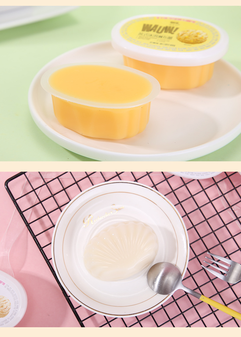 维多利果冻80g*8个英式冰淇淋布丁芒果果冻多口味厂家批发 可定制