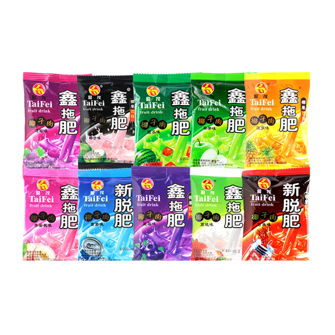 20袋*35g怀旧零食盈茂托肥 拖肥 鑫托肥椰果肉椰果粒果冻布丁