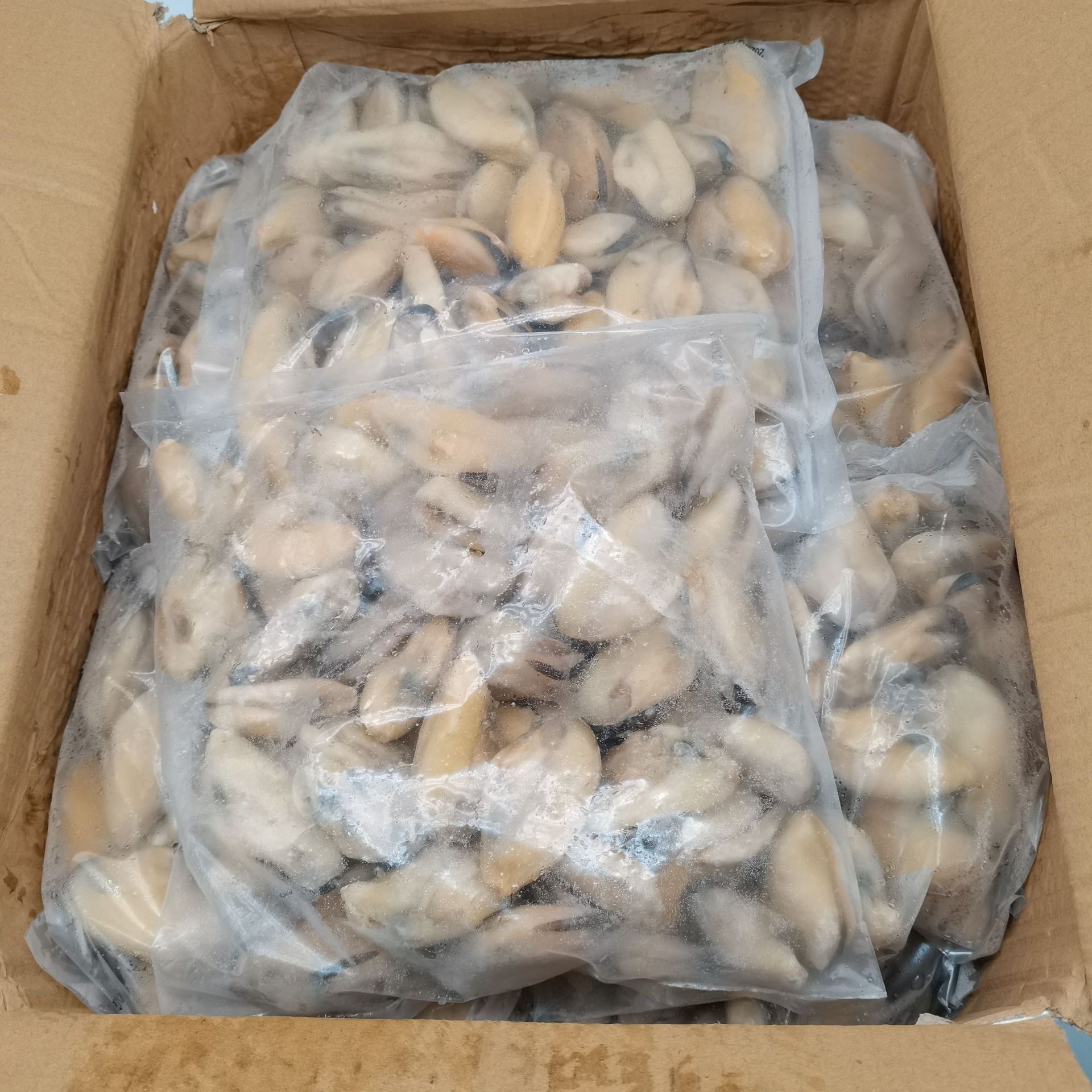 新鲜淡菜海虹肉 青口贝肉蓝口贝肉贻贝肉 现剥熟蛤蜊肉冷冻20斤