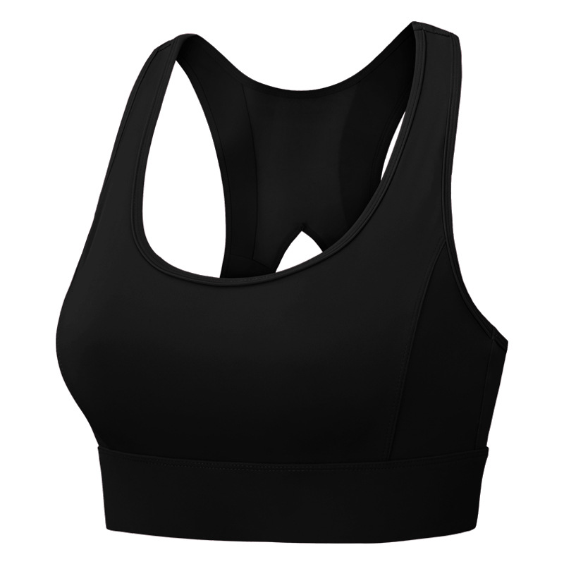 High-Strength Shockproof Large Size Mesh Beauty Back Yoga Running Workout Exercise Underwear Women's Thin Hollow Sports Bra