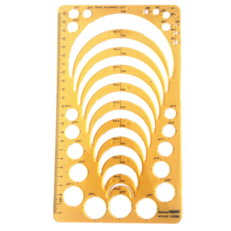 圆弧半径尺