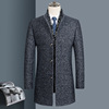 Autumn and winter middle age wool Woollen cloth overcoat England leisure time Windbreaker With cotton thickening NH Stand collar coat dad Autumn and winter middle age wool Woollen cloth overcoat England leisure time Windbreaker With cotton thickening NH Stand collar coat dad