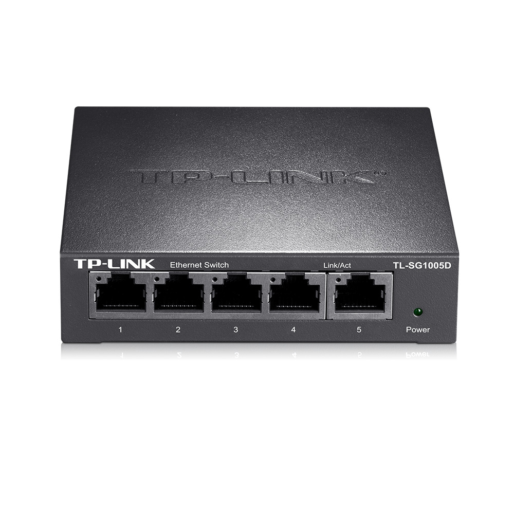 tp-link tl-sg1005d 五口1000m全千兆网络稳定 非网管铁盒交换机