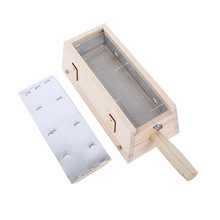 木制四柱艾灸盒实木艾灸盒4四孔艾灸器具仪器温灸艾条盒家用全身