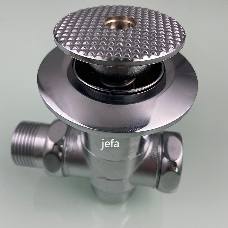 jefa暗装冲洗阀脚踏式大便冲洗阀 厕所便池 脚踩蹲坑冲水阀254