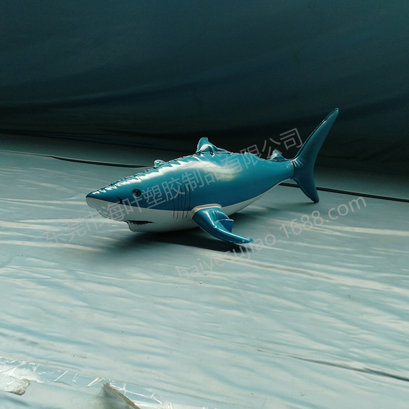 工厂定制 pvc充气鲨鱼充气海洋鱼广告模型充气玩具 可来图定制