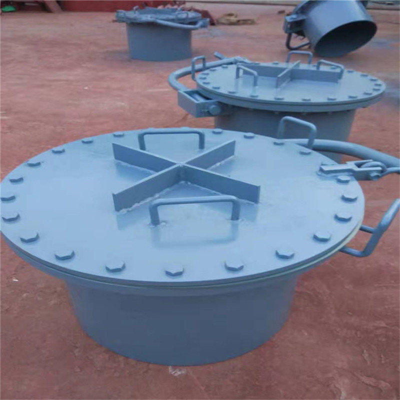 齐鑫厂家备有现货 dn600常压透光孔 储罐用罐壁法兰人孔可订制