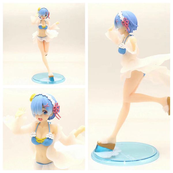re:从零开始的异世界 雷姆 蕾姆 泳衣 站姿 盒装手办公仔摆件