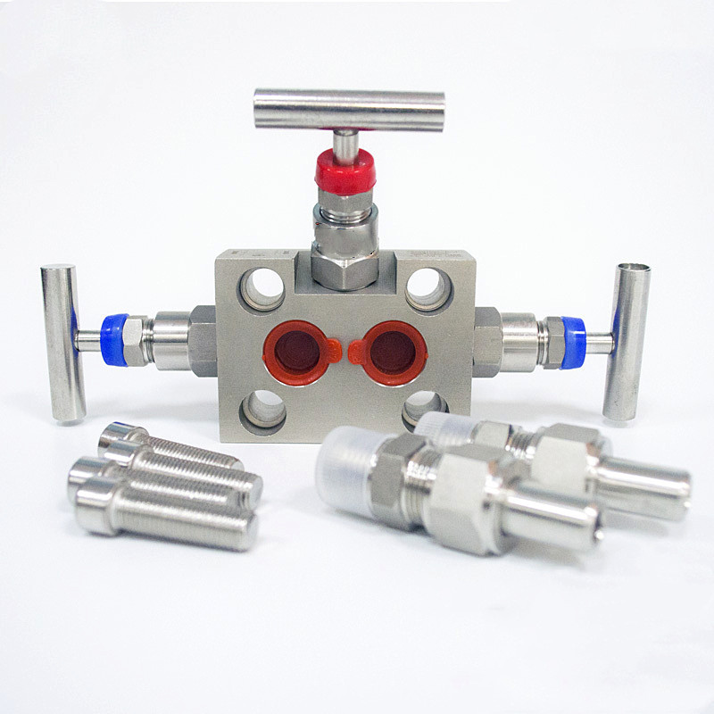 sf-2b不锈钢304/316一体化三阀组eja三阀组yef-2压力变送器截止阀