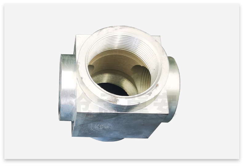 气体灭火专用镀锌高压四通 等径四通 异径三通四通消防高压管件