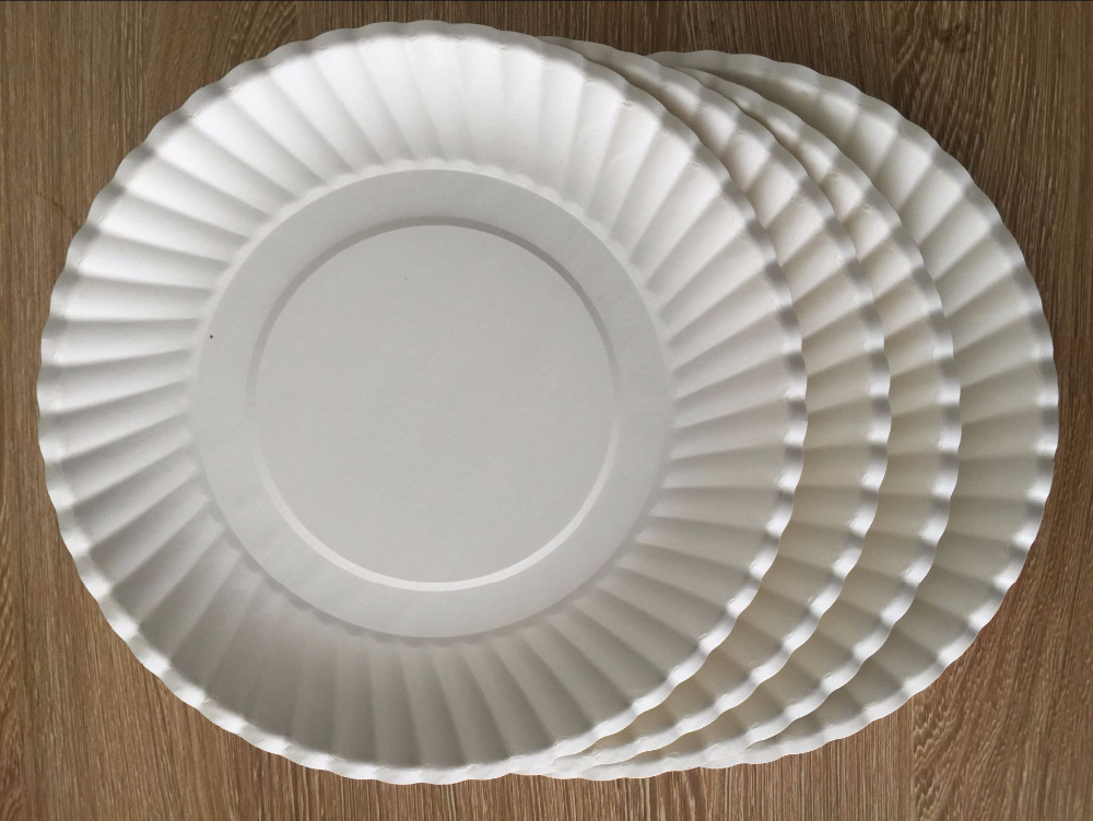 批发一次性7寸生日蛋糕纸盘节日 派对纸盘 圆形纸碟子餐具